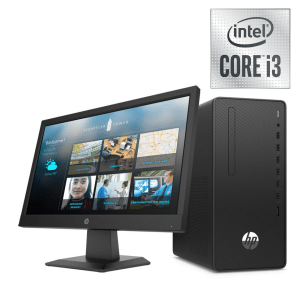 HP Desktop Pro 300 G6, Intel Core i3-10100 Processor, 4GB Ram, 1TB HDD + 18.5" Monitor