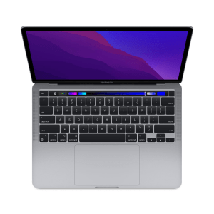 Apple Macbook pro myd82ll/a, M1 Chip 8-Core CPU/ 8-Cores GPU, 8GB Ram, 256GB SSD, 13.3", Space Grey
