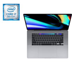 Apple Macbook Pro, Intel Core i7 Processor, 16GB Ram, 512GB SSD, 16.0", mvvj2ll/a 2019, Space Grey