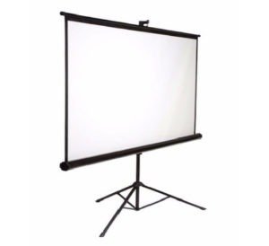 Projector Screen 72×72 Tripod