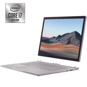 Microsoft Surface Book 3, Intel® Core™ i7-1065G7, 1.3GHz up to 3.90GHz Processor 32GB Ram, 1TB SSD NVIDIA GeForce GTX 1650 (4 GB GDDR5 dedicated) 13.5-inch, Touch Screen Windows 10 Pro