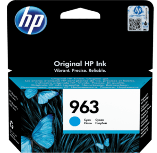 HP 963 Cyan Ink 3JA23AE