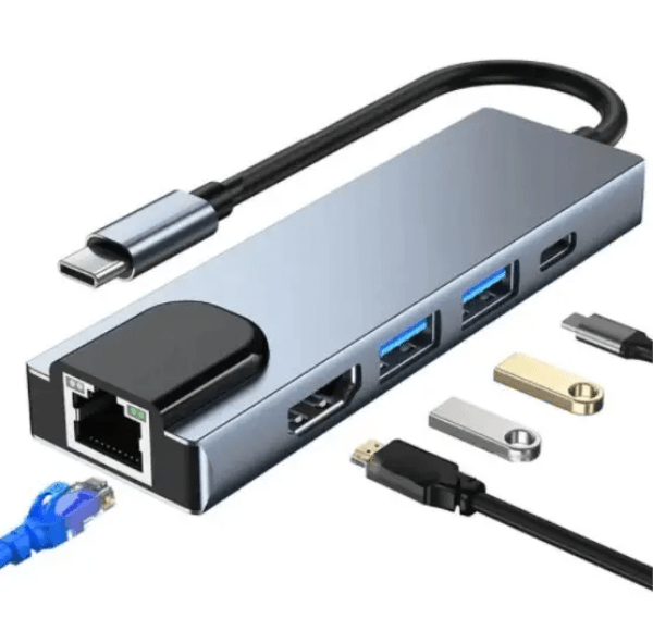 Type C 5 in 1 adapter