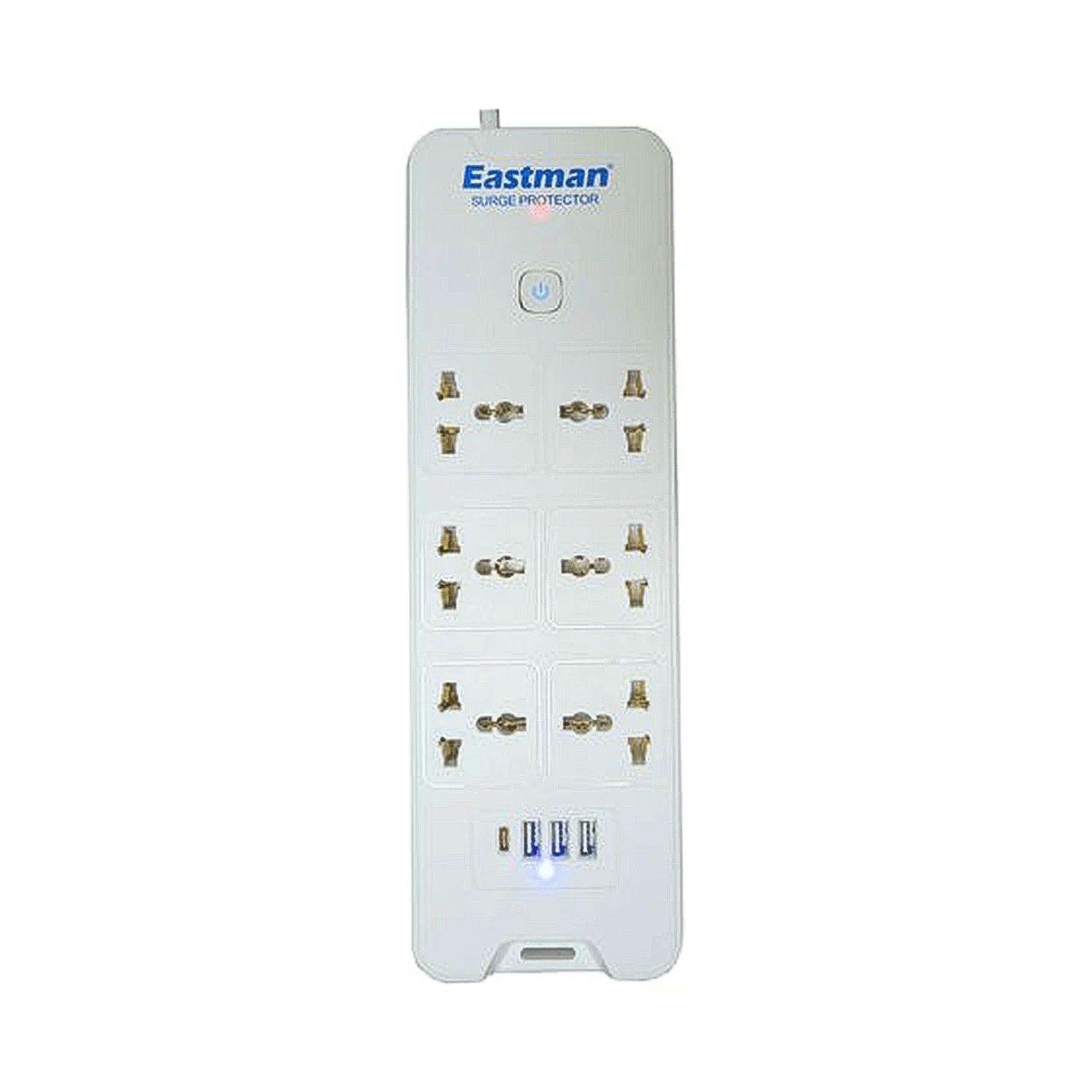 Eastman 6-Way Surge Protector With USB
