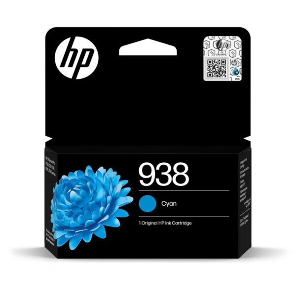 HP 938 Cyan ink cartridge 4S6X5PE