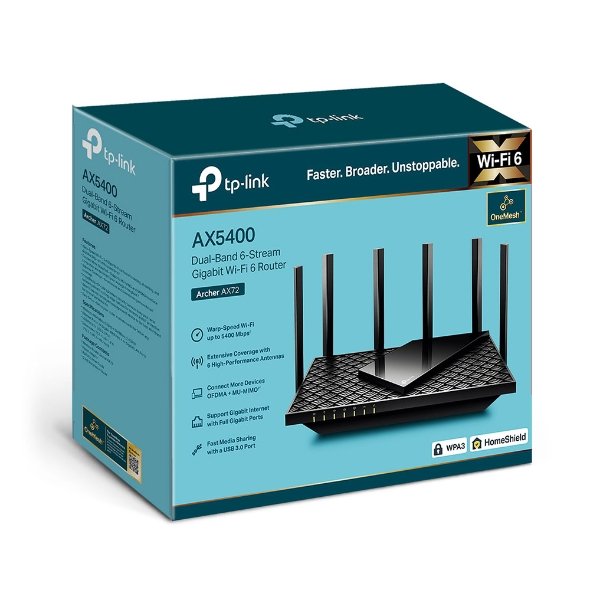 TP-Link Archer AX72 AX5400 router - gallery image 1