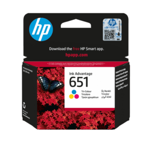 HP 651 Tri-color Ink Cartridge