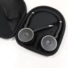 Jabra Evolve 75 UC headset showing ear cushions and noise-cancelling microphone