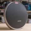 Harman Kardon Onyx Studio 9 speaker showing integrated aluminium handle and stand