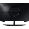 Samsung Odyssey G5 curved monitor rear design and stand