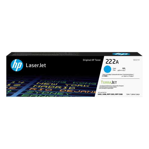 HP 222A Cyan Toner W2221A